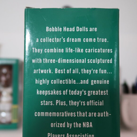 RARE Vintage Rashard Lewis Seattle Supersonics Sonics NBA Away Bobblehead in Box - Picture 8 of 11